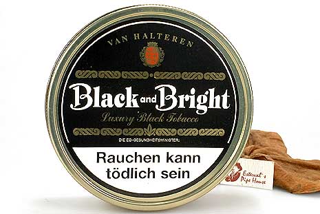 Van Halteren Black and Bright Pipe tobacco 100g Tin